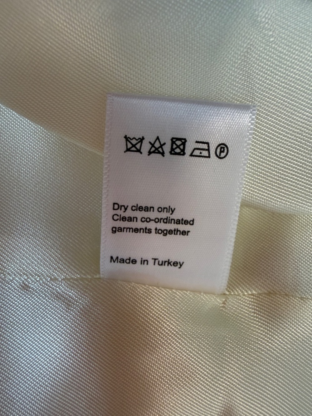 ME+EM Cropped Bound Edge Cream blazer with black piping trim | UK 10 US 6 - Picture 13 of 13